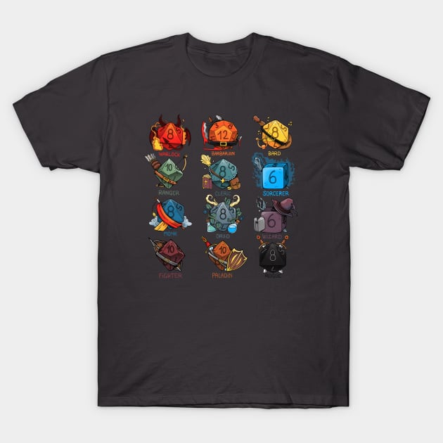 Dice Role T-Shirt by Vallina84